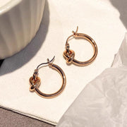 Geometric Knot Simple Bracelet Niche Ear Ring Female